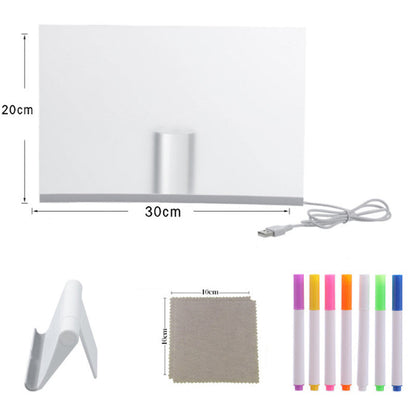 📢📢49% OFF !! ⏰Kids DIY Illuminated Erasable Drawing Board Set