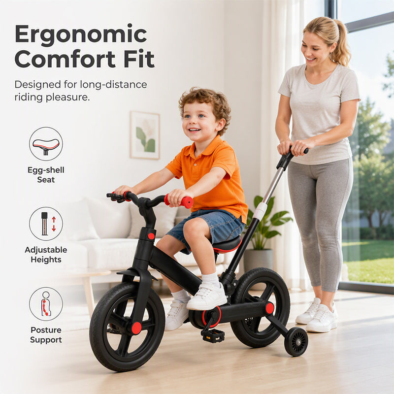 🎉 LIMITED TIME 49% OFF! 🚲 2-in-1 Convertible Kids' Tricycle and Balance Bike with Parent Push Handle – Grows with Your Child 🛴