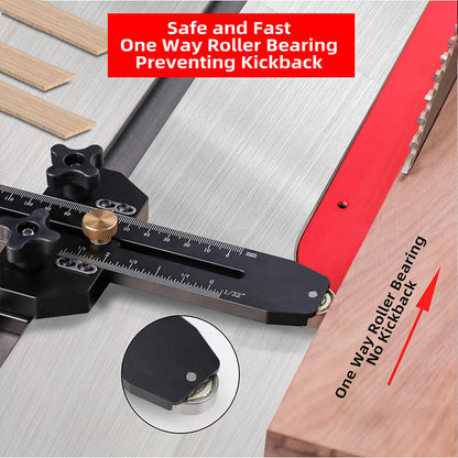 🔧 49% OFF NOW! 📐 Thin Rip Table Saw Jig – Precision Micro-Adjustment, Repeat Cuts & Kickback Prevention 🛡️