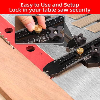 🔧 49% OFF NOW! 📐 Thin Rip Table Saw Jig – Precision Micro-Adjustment, Repeat Cuts & Kickback Prevention 🛡️