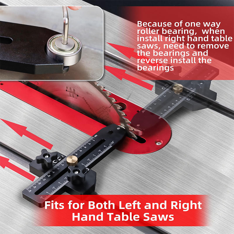 🔧 49% OFF NOW! 📐 Thin Rip Table Saw Jig – Precision Micro-Adjustment, Repeat Cuts & Kickback Prevention 🛡️