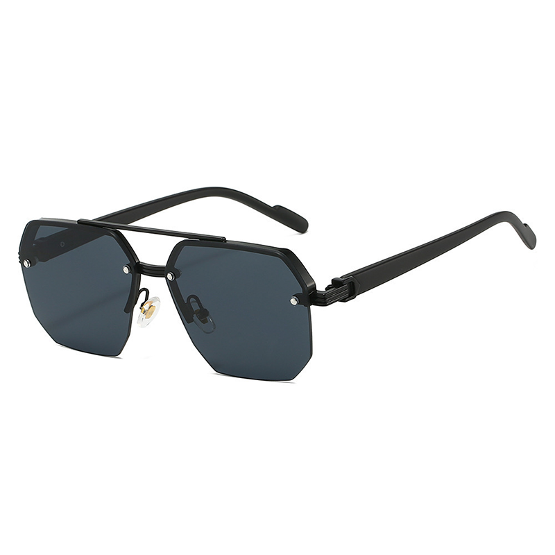 🔥 Pro-Favorite Men's Stylish Geometric Polygon Sunglasses – Metal & PC Frame – UV400 Protection 🕶️