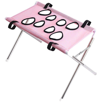 🥳2026 HOT SALE🥳💞50K+ SOLD!🛋️🐕 49% OFF! 2‑in‑1 Foldable Pet Grooming Bed – Groom standing up, no more bending! Stable & comfortable for nail trimming & drying. A back‑saver for seniors! 💪✨