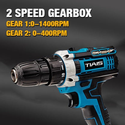 🔧⚡ Electric Cordless Drill with Battery & Charger – 49% OFF! 18V power, 2-speed, lightweight – ready for any project. 🔥💪