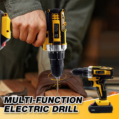 🔧⚡ Electric Cordless Drill with Battery & Charger – 49% OFF! 18V power, 2-speed, lightweight – ready for any project. 🔥💪