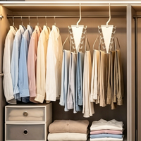 ⏳🔥LIMITED-TIME 49% OFF! ⏰Space-Saving Triangle Closet Hanger | Double Your Wardrobe Storage🗄️👕