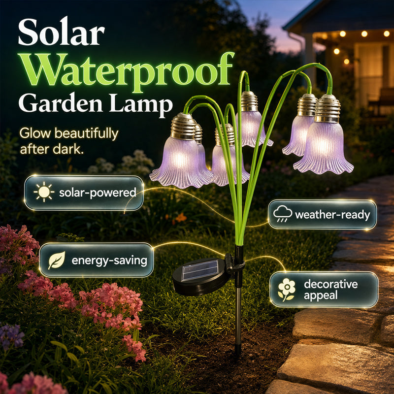 💐 49% OFF NOW! ☀️ Solar Flower Lights Outdoor Garden Decor – Solar-powered, waterproof & warm glow – Perfect for patios, paths & flower beds 🌿