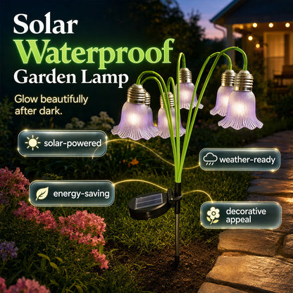 💐 49% OFF NOW! ☀️ Solar Flower Lights Outdoor Garden Decor – Solar-powered, waterproof & warm glow – Perfect for patios, paths & flower beds 🌿