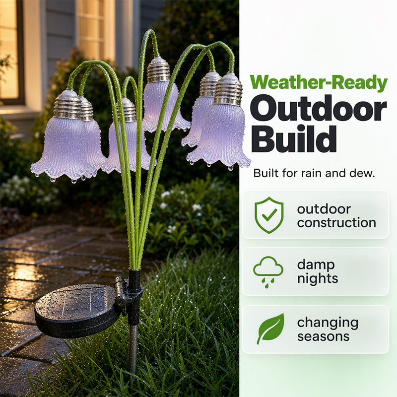 💐 49% OFF NOW! ☀️ Solar Flower Lights Outdoor Garden Decor – Solar-powered, waterproof & warm glow – Perfect for patios, paths & flower beds 🌿