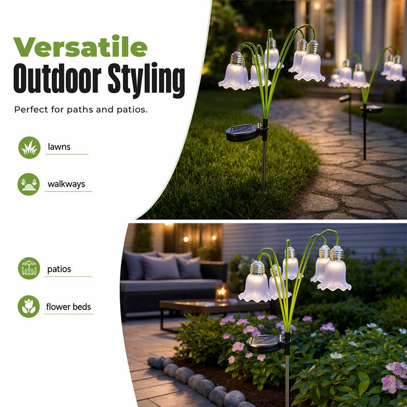 💐 49% OFF NOW! ☀️ Solar Flower Lights Outdoor Garden Decor – Solar-powered, waterproof & warm glow – Perfect for patios, paths & flower beds 🌿