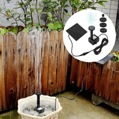 📢📢49% OFF !! ⏰Outdoor Solar Fountain Water Pump Set for Garden