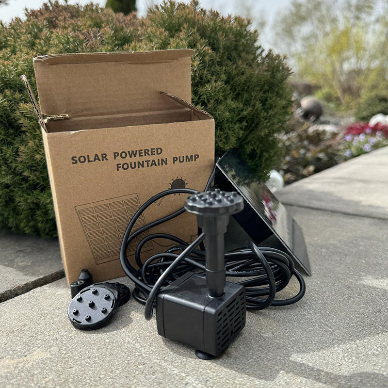 📢📢49% OFF !! ⏰Outdoor Solar Fountain Water Pump Set for Garden