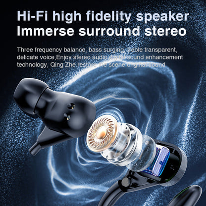 📢📢49% OFF !! ⏰Ear-Hook AI Translation Bluetooth Earphones