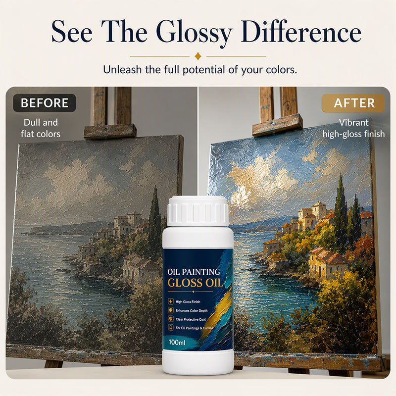🎨 LIMITED TIME 49% OFF! 💧 Gloss Boost Painting Varnish – High-gloss finish, UV-resistant & easy to apply – Protects & enhances your artwork or crafts 🖌️