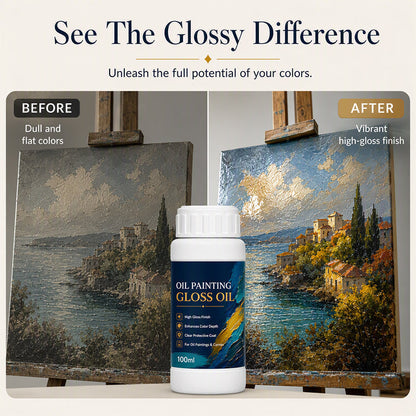 🎨 LIMITED TIME 49% OFF! 💧 Gloss Boost Painting Varnish – High-gloss finish, UV-resistant & easy to apply – Protects & enhances your artwork or crafts 🖌️