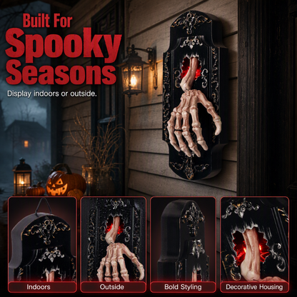 ⏳Limited-time 49% off⏰Spooky Skull Door Bell Hanging Decoration💀🚪