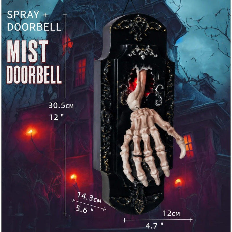 ⏳Limited-time 49% off⏰Spooky Skull Door Bell Hanging Decoration💀🚪