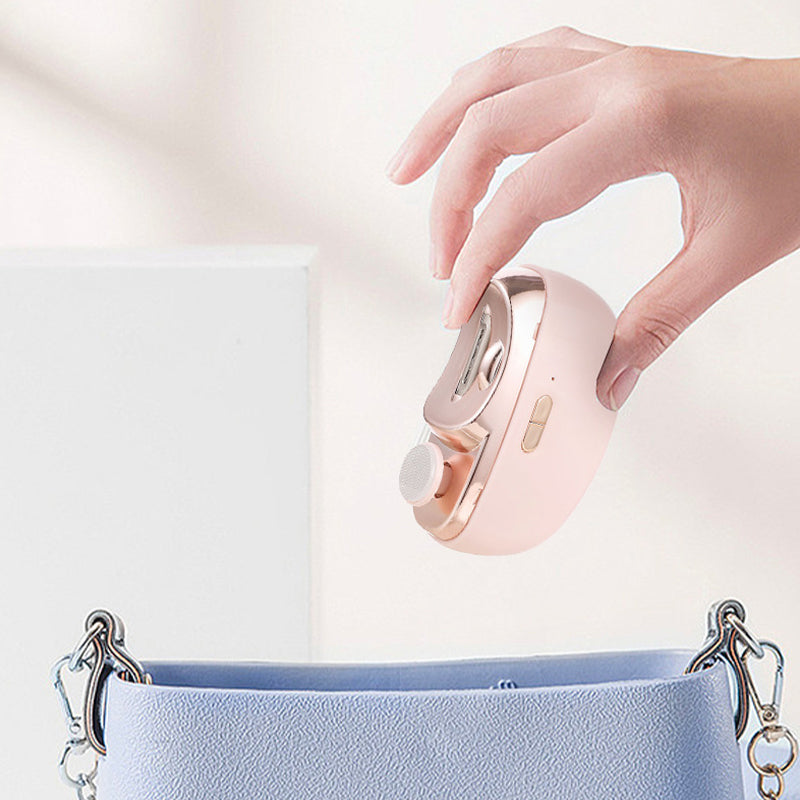 ⏳Time-Limited Special⏰2-in-1 Electric Automatic Nail Clipper & Polisher – Effortless Trimming, Smoother Edges & Compact Nail Care