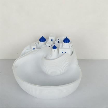 🔥2026 Hot Sale 49% OFF🏡Blue and White Ocean Theme Key Holder Tray Ceramic Home Decor