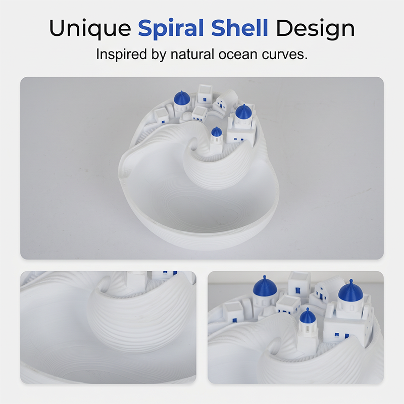 🔥2026 Hot Sale 49% OFF🏡Blue and White Ocean Theme Key Holder Tray Ceramic Home Decor