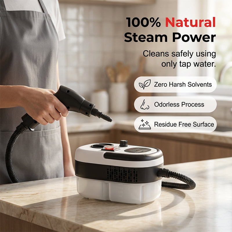 💨 LIMITED-TIME 49% OFF! 🧼 High-Pressure Steam Cleaner – Turbo Steam, Adjustable Intensity & 1200ml Tank 🏠