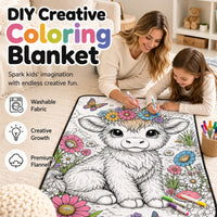 🎨DIY Kids' Coloring Blanket