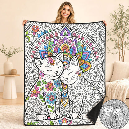 🎨DIY Kids' Coloring Blanket