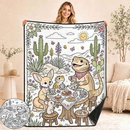 🎨DIY Kids' Coloring Blanket