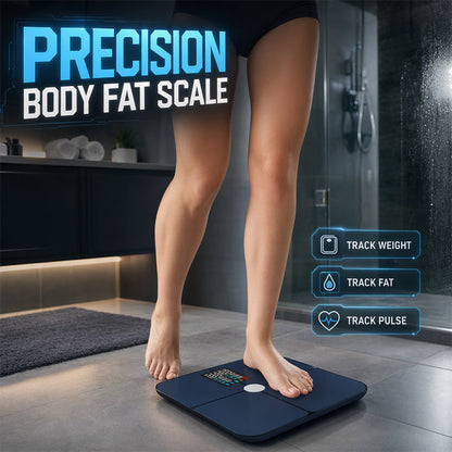 Precision Body Fat Scale ⚖️ Know Your Numbers, Transform Your Health – Smart Tracking for Real Results ✨