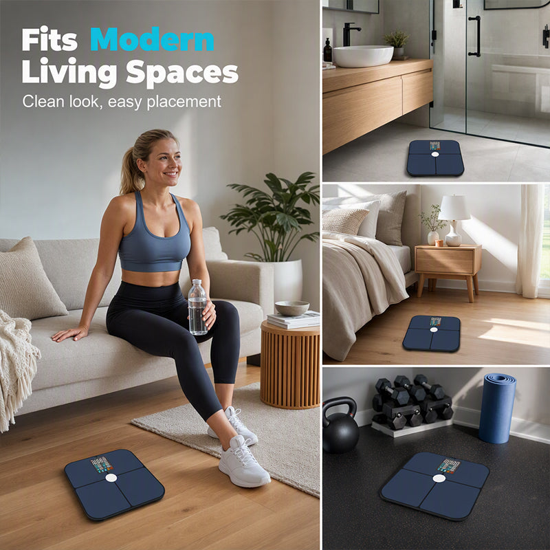 Precision Body Fat Scale ⚖️ Know Your Numbers, Transform Your Health – Smart Tracking for Real Results ✨