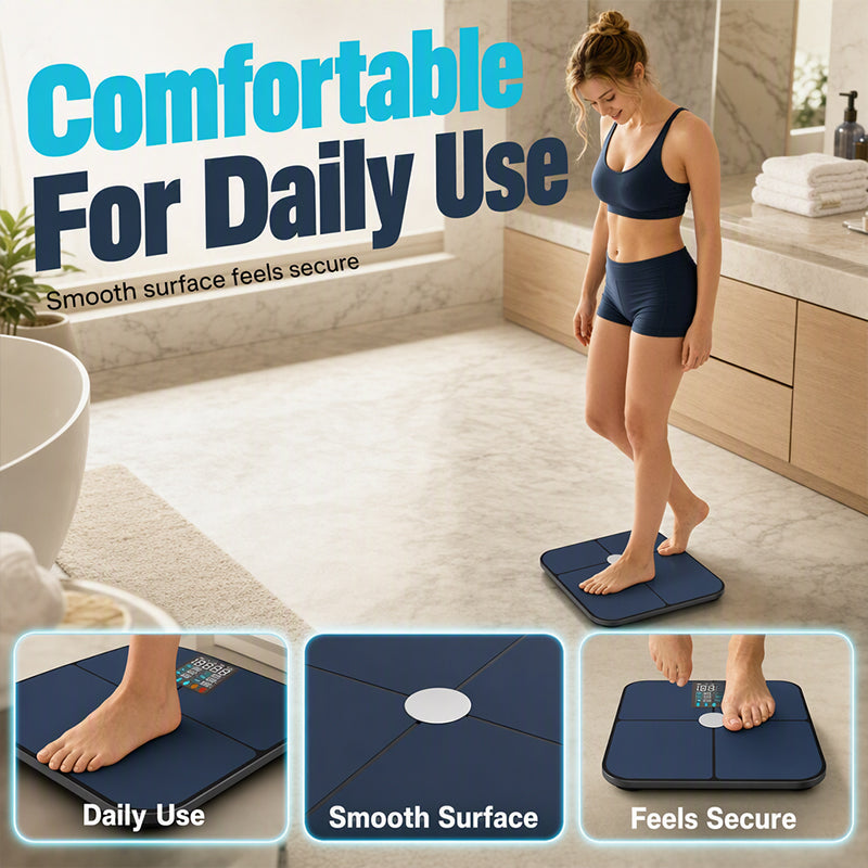 Precision Body Fat Scale ⚖️ Know Your Numbers, Transform Your Health – Smart Tracking for Real Results ✨