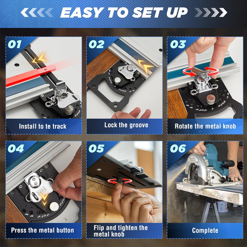 📢📢49% OFF !! ⏰ Precision Angle Track Saw Guide