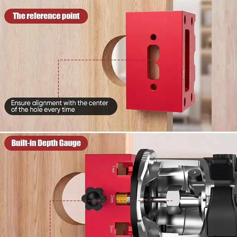 📢📢46% OFF !! ⏰Door Latch Mortising Tool Kit for Wood Doors