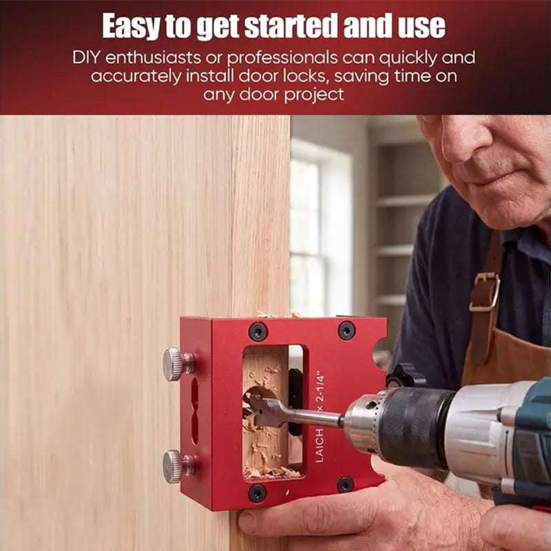 📢📢46% OFF !! ⏰Door Latch Mortising Tool Kit for Wood Doors