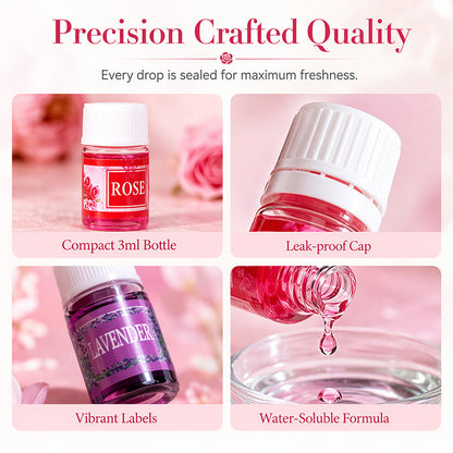 🔥Limited Time 49% Off！🎁🌺The fresh scent lifts your mood！🌷12-Pack Water Soluble Essential Oils Set