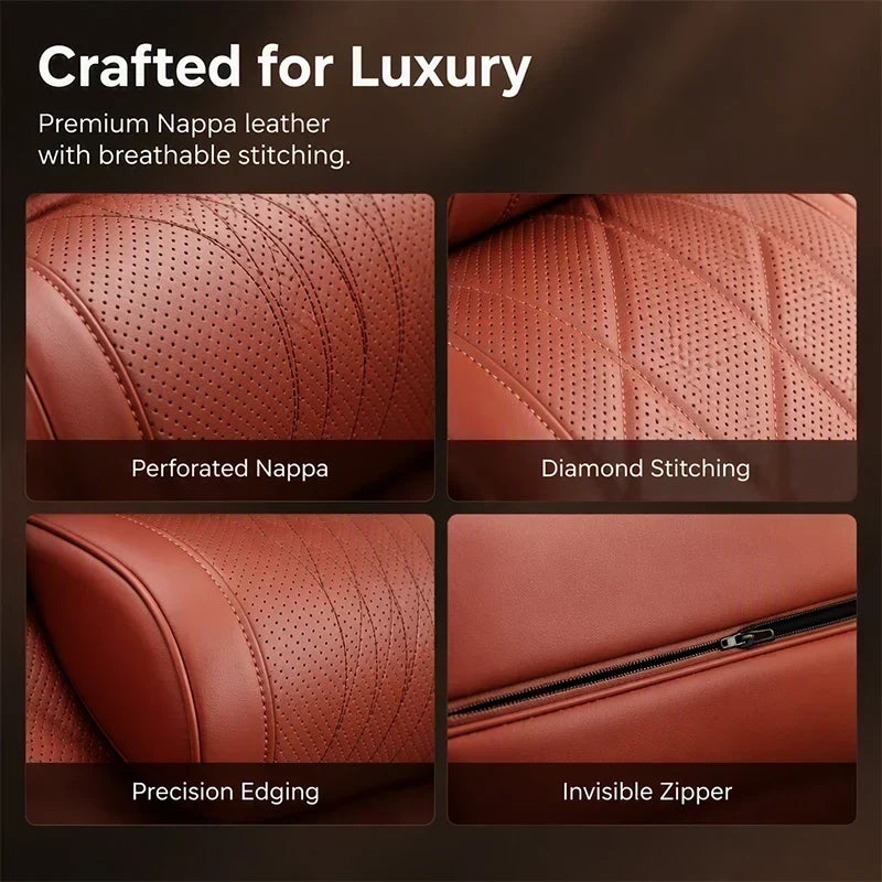 🥳2026 HOT SALE 49% OFF💞50K+ SOLD!🚗Ergonomic Headrest and Lumbar Support Set for Car Seats