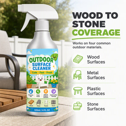 🎉 LIMITED TIME 49% OFF! 🧴 Multi-Surface Patio Cleaner Spray – Lift Grime from Wood, Metal, Plastic & Stone – Quick Spray & Wipe ✨