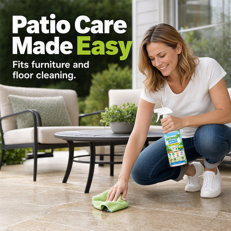 🎉 LIMITED TIME 49% OFF! 🧴 Multi-Surface Patio Cleaner Spray – Lift Grime from Wood, Metal, Plastic & Stone – Quick Spray & Wipe ✨