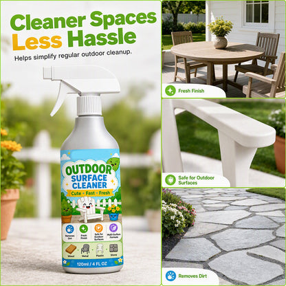 🎉 LIMITED TIME 49% OFF! 🧴 Multi-Surface Patio Cleaner Spray – Lift Grime from Wood, Metal, Plastic & Stone – Quick Spray & Wipe ✨