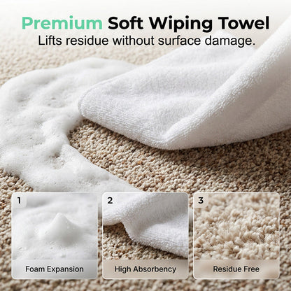 ⏳🔥LIMITED-TIME 49% OFF! ⏰Waterless Carpet Cleaning Foam – Instant stain lift, no wet mess. Advanced micro‑foam penetrates deep – just foam & wipe! 🏠💨