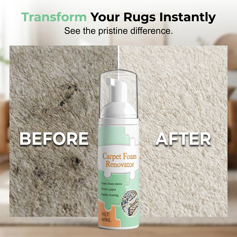 ⏳🔥LIMITED-TIME 49% OFF! ⏰Waterless Carpet Cleaning Foam – Instant stain lift, no wet mess. Advanced micro‑foam penetrates deep – just foam & wipe! 🏠💨