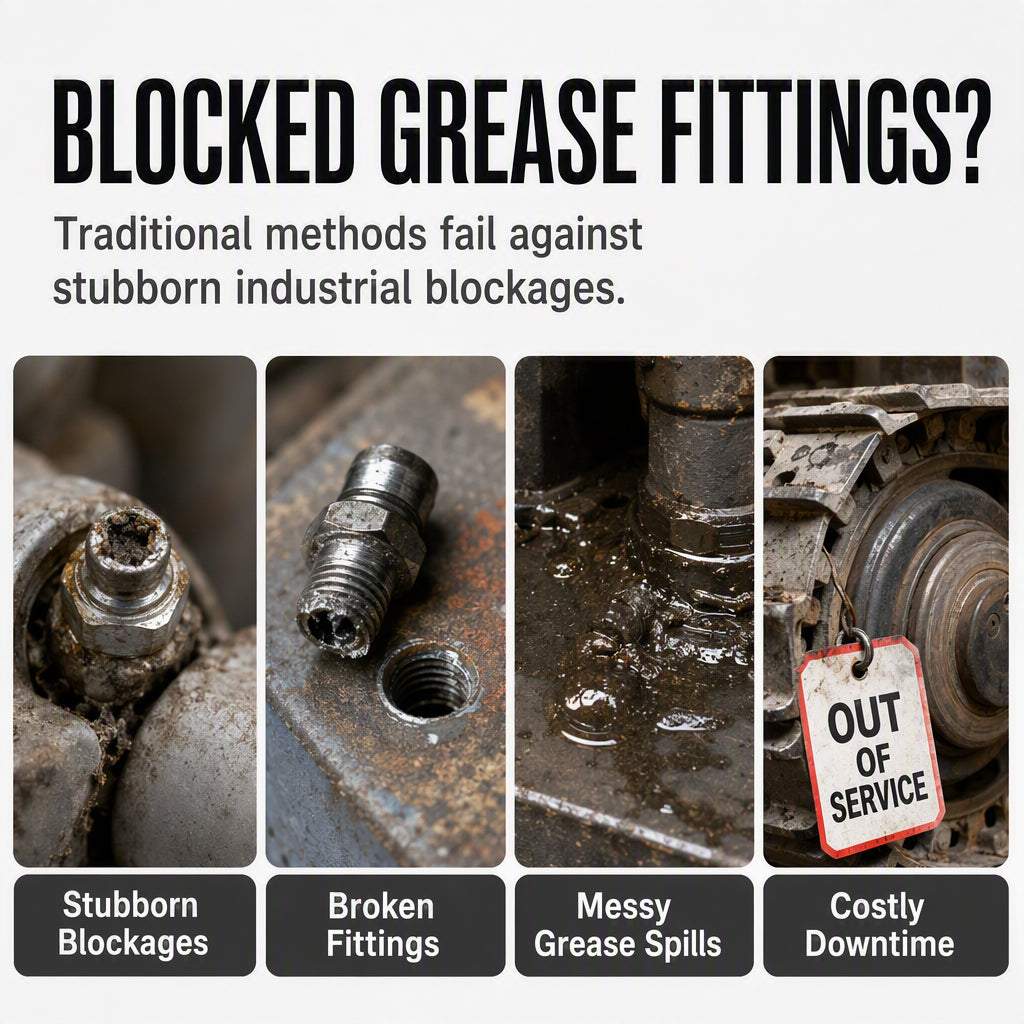 🎉 2026 Sale — Over 14,000 Sold! 🔧 Grease Fitting Cleaner – Unclog Blocked Zerk Fittings in Seconds! ⚙️