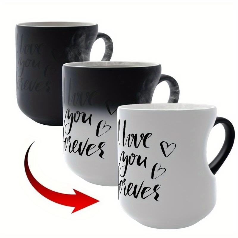 📢📢49% OFF !! ⏰Color Changing Heart Handle Ceramic Mug for Valentine's Day