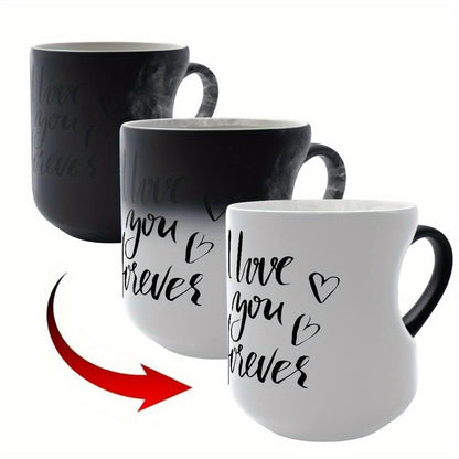 📢📢49% OFF !! ⏰Color Changing Heart Handle Ceramic Mug for Valentine's Day