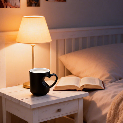 📢📢49% OFF !! ⏰Color Changing Heart Handle Ceramic Mug for Valentine's Day