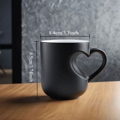 📢📢49% OFF !! ⏰Color Changing Heart Handle Ceramic Mug for Valentine's Day