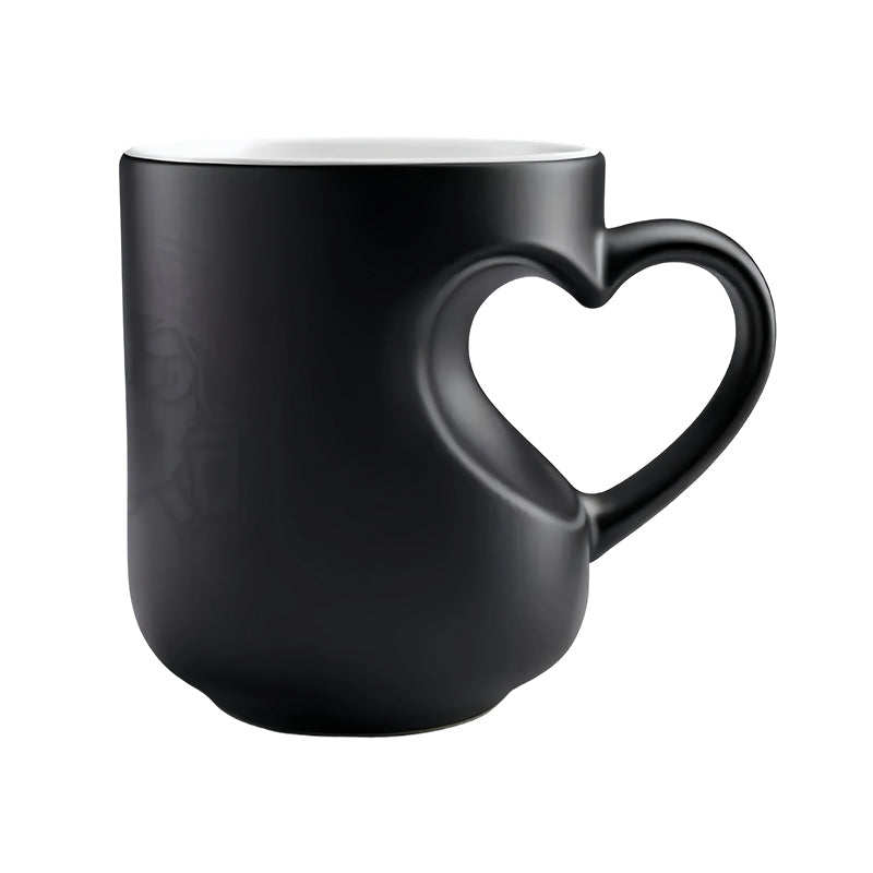 📢📢49% OFF !! ⏰Color Changing Heart Handle Ceramic Mug for Valentine's Day