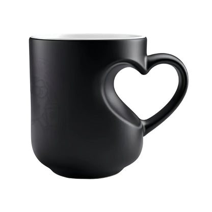 📢📢49% OFF !! ⏰Color Changing Heart Handle Ceramic Mug for Valentine's Day
