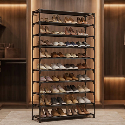 🎉 LIMITED TIME 49% OFF! 👟 10-Tier Vertical Shoe Rack Organizer – Space-Saving Design, Large Capacity & Bonus Side Hooks 🏠