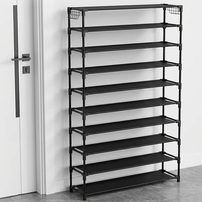 🎉 LIMITED TIME 49% OFF! 👟 10-Tier Vertical Shoe Rack Organizer – Space-Saving Design, Large Capacity & Bonus Side Hooks 🏠